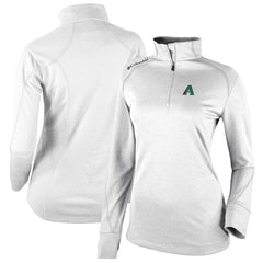 White Arizona Diamondbacks Columbia Women's Cooperstown Collection Shotgun 2.0 Omni-Wick Quarter-Zip Top - White