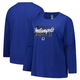 Women's Long Sleeve Scoop Neck T-Shirt - Indianapolis Colts T-shirts