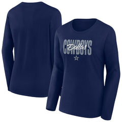 Women's Long Sleeve Scoop Neck T-Shirt - Dallas Cowboys T-shirts