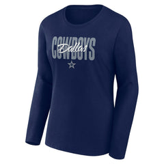 Women's Long Sleeve Scoop Neck T-Shirt - Dallas Cowboys T-shirts