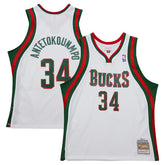 Mitchell & Ness Giannis Antetokounmpo Milwaukee Bucks 2013/14 Hardwood Classics Swingman Jersey