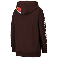 G-III 4Her by Carl Banks Women's Extra Inning Pullover Hoodie - Cleveland Browns Hoodies