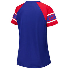 Starter Women's 1st Rounder Color Block Raglan Top - Buffalo Bills Tops