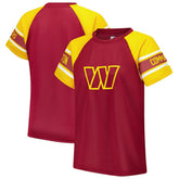 Starter Women's 1st Rounder Color Block Raglan Top - Washington Commanders Tops