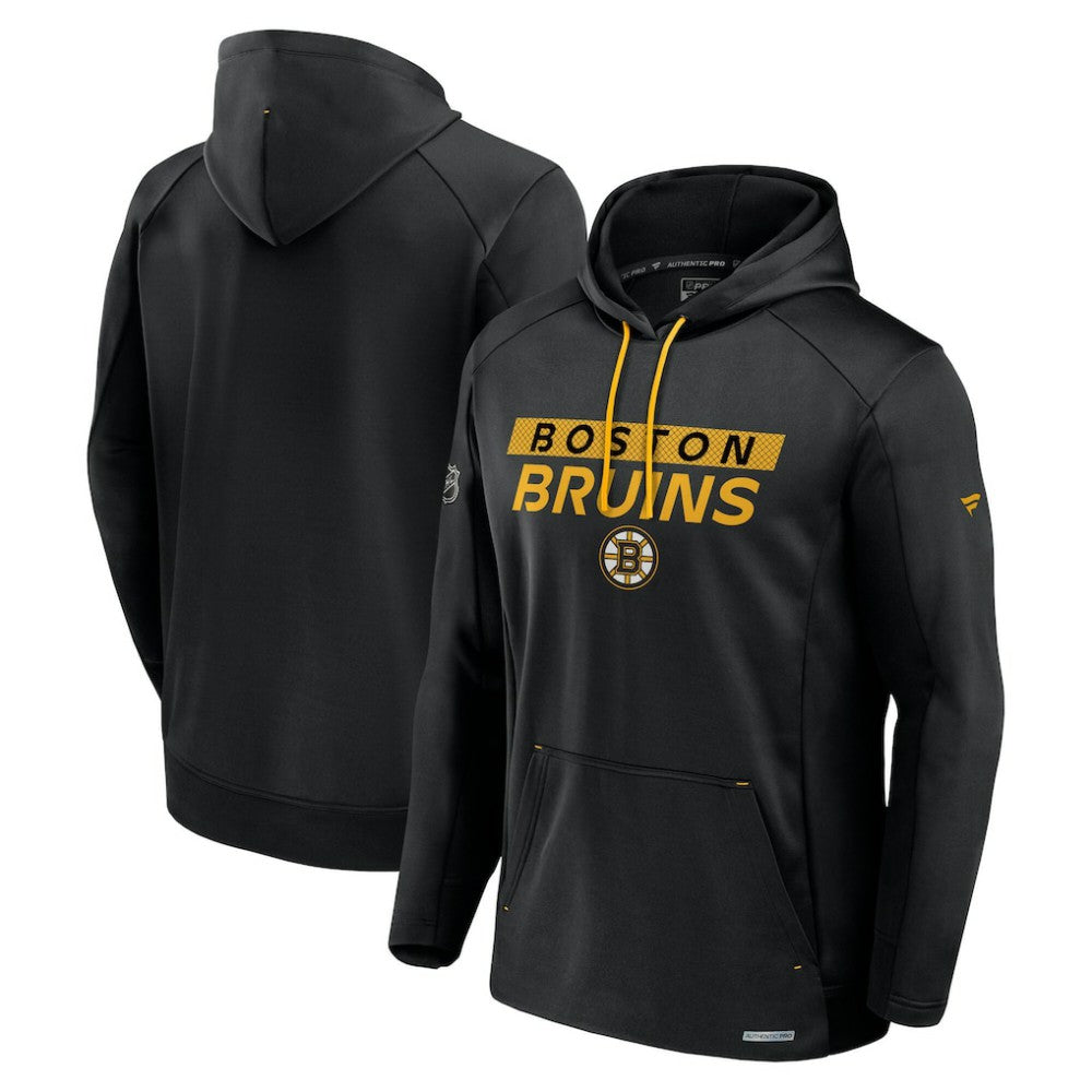 NHL Boston Bruins Fanatics Big & Tall Authentic Pro Pullover Hoodie