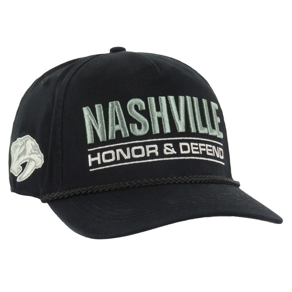 NHL Nashville Predators '47 OHT Military Appreciation Homeland Honor and Defend Hitch Adjustable Hat