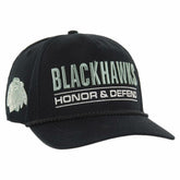 NHL Chicago Blackhawks '47 OHT Military Appreciation Homeland Honor and Defend Hitch Adjustable Hat