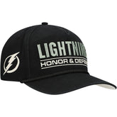 NHL Tampa Bay Lightning '47 OHT Military Appreciation Homeland Honor and Defend Hitch Adjustable Hat