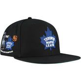 NHL Toronto Maple Leafs Mitchell & Ness Core Top Spot Snapback Hat