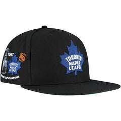 NHL Toronto Maple Leafs Mitchell & Ness Core Top Spot Snapback Hat