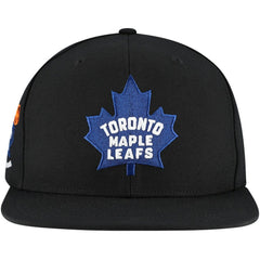 NHL Toronto Maple Leafs Mitchell & Ness Core Top Spot Snapback Hat