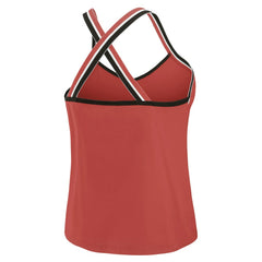 WEAR by Erin Andrews Women's Cross Strap Tri-Blend Tank Top - Atlanta Falcons Tops