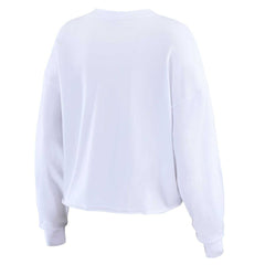 WEAR by Erin Andrews Women's Postcard Cropped Long Sleeve Top - Cleveland Browns Tops
