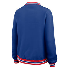 WEAR by Erin Andrews Women's Oversized Long Sleeve V-Neck Sweatshirt - New England Patriots Sweatshirts