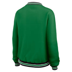 WEAR by Erin Andrews Women's Oversized Long Sleeve V-Neck Sweatshirt - New York Jets Sweatshirts