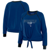 WEAR by Erin Andrews Women's Tie-Front Long Sleeve T-Shirt - Indianapolis Colts T-shirts