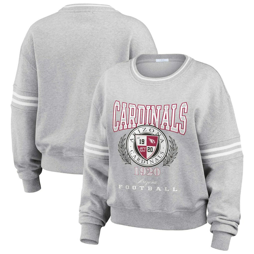 WEAR by Erin Andrews Women's Cropped Pullover Sweatshirt - Arizona Cardinals Pullover