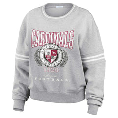 WEAR by Erin Andrews Women's Cropped Pullover Sweatshirt - Arizona Cardinals Pullover