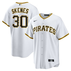 White Paul Skenes Pittsburgh Pirates Nike Home Replica Player Jersey