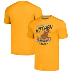 Gold San Diego Padres MLB x Guy Fieri’s Flavortown Unisex Tri-Blend T-Shirt