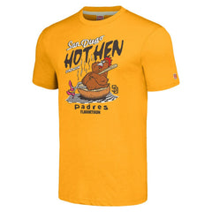 Gold San Diego Padres MLB x Guy Fieri’s Flavortown Unisex Tri-Blend T-Shirt