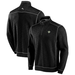 Tobago Bay Tri-Blend Half-Zip Sweatshirt - New Orleans Saints Sweatshirts