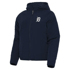 Navy Detroit Tigers Antigua Women's Universe Full-Zip Hoodie Jacket