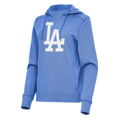Heather Royal Los Angeles Dodgers Antigua Women's Justice Pullover Hoodie