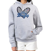 Heather Gray Toronto Blue Jays G-III 4Her by Carl Banks Women's Leopard Heart Pullover Hoodie