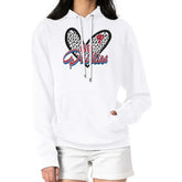 White Philadelphia Phillies G-III 4Her by Carl Banks Women's Leopard Heart Pullover Hoodie