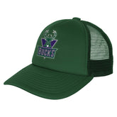 Mitchell & Ness Milwaukee Bucks Youth Core Evergreen Trucker Adjustable Hat