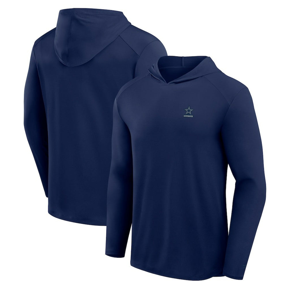 Front Office Power Mono Long Sleeve Hoodie T-Shirt - Dallas Cowboys Hoodies
