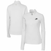 Cutter & Buck Women's Traverse Stretch DryTec Quarter-Zip Top - Buffalo Bills Tops