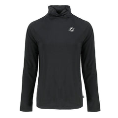 Cutter & Buck Women's Coastline Epic Comfort Eco Recycled Funnel Neck Pullover Sweatshirt - Miami Dolphins Pullover