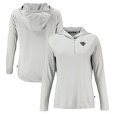 Cutter & Buck Women's Coastline Epic Comfort Eco Recycled Long Sleeve Hoodie T-Shirt - Jacksonville Jaguars Hoodies