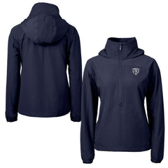 Cutter & Buck Women's Charter Eco Recycled Half-Zip Hoodie Anorak Jacket - Chicago Bears Hoodies