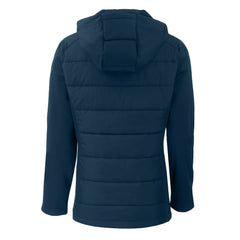 Cutter & Buck Women's Evoke Hybrid Eco Softshell Recycled Full-Zip Hoodie Jacket - Los Angeles Chargers Hoodies