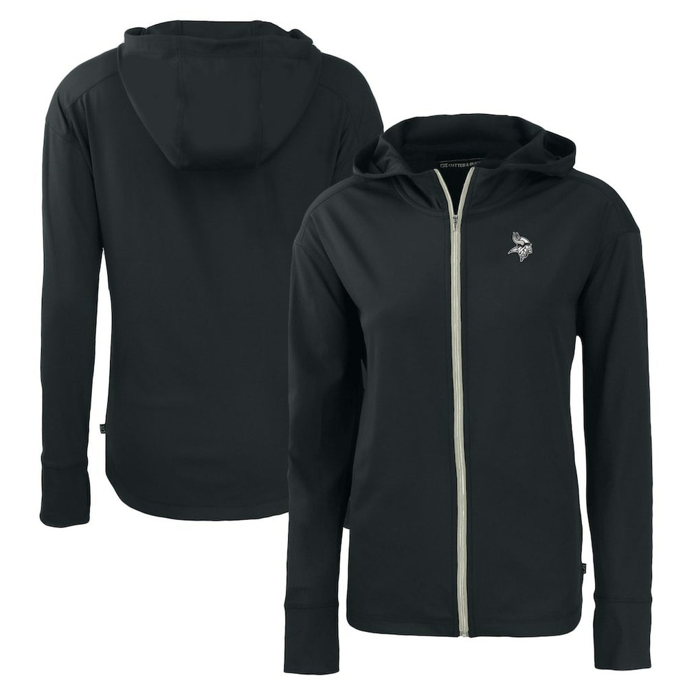 Cutter & Buck Women's Daybreak Eco Recycled Full-Zip Hoodie - Minnesota Vikings Hoodies