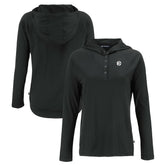 Cutter & Buck Women's Coastline Epic Comfort Eco Recycled Long Sleeve Hoodie T-Shirt - Pittsburgh Steelers Hoodies