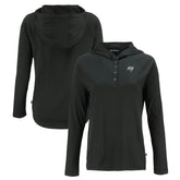 Cutter & Buck Women's Coastline Epic Comfort Eco Recycled Long Sleeve Hoodie T-Shirt - Tampa Bay Buccaneers Hoodies