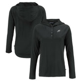 Cutter & Buck Women's Coastline Epic Comfort Eco Recycled Long Sleeve Hoodie T-Shirt - Philadelphia Eagles Hoodies