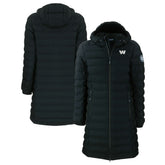 Cutter & Buck Women's Mission Ridge Repreve Eco Insulated Full-Zip Hoodie Long Puffer Jacket - Washington Commanders Hoodies