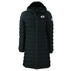Cutter & Buck Women's Mission Ridge Repreve Eco Insulated Full-Zip Hoodie Long Puffer Jacket - San Francisco 49ers Hoodies