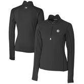 Cutter & Buck Women's Traverse Stretch DryTec Quarter-Zip Top - Pittsburgh Steelers Tops