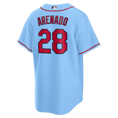 Light Blue Nolan Arenado St. Louis Cardinals Nike 2024 Alternate Replica Jersey