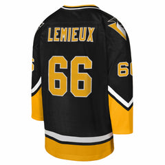 NHL Mario Lemieux Pittsburgh Penguins Mitchell & Ness Youth 1992/93 Captain Patch Power Play Player Jersey