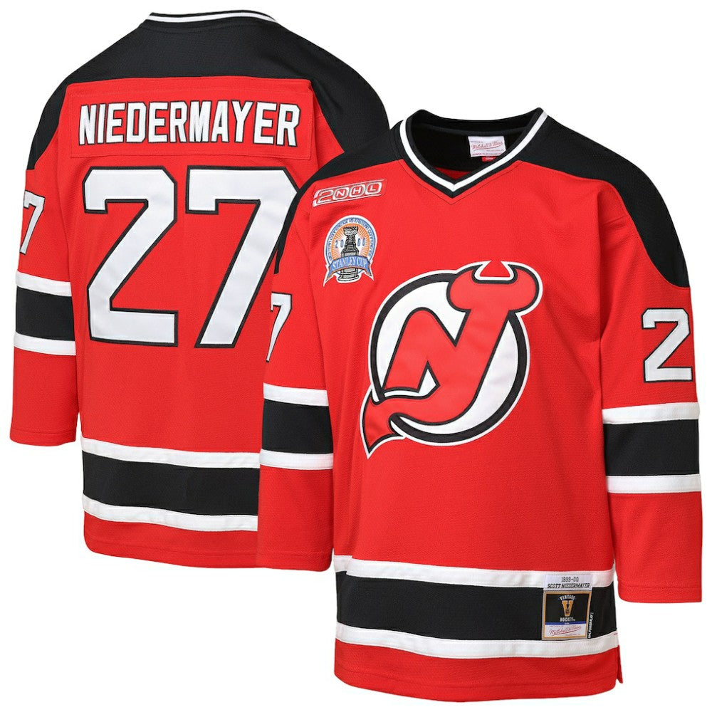 NHL Scott Niedermayer New Jersey Devils Mitchell & Ness Youth 1999/00 Power Play Player Jersey