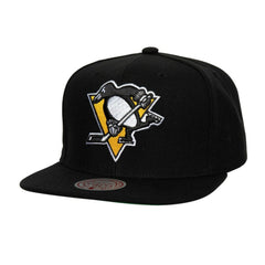 NHL Pittsburgh Penguins Mitchell & Ness Core Top Spot Snapback Hat