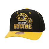 NHL Boston Bruins Mitchell & Ness All In 2.0 Pro Crown Adjustable Hat