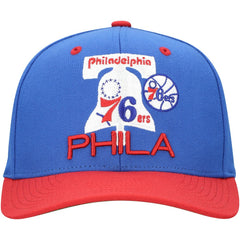 Mitchell & Ness Philadelphia 76ers All In 2.0 Pro Crown Snapback Hat